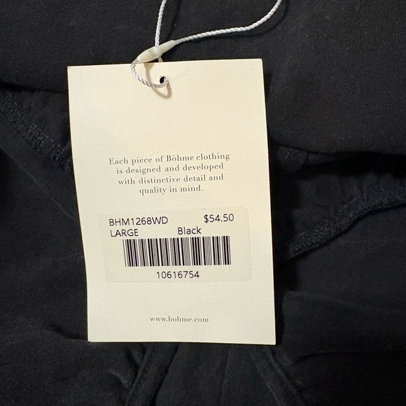 NWT Boheme Trixie black jumpsuit in size L. Halter neck elastic back. Wide leg - Picture 10 of 15